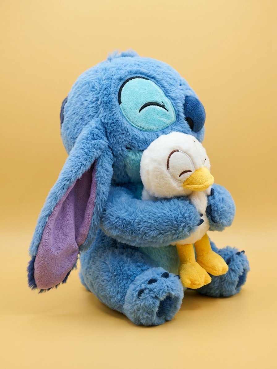 Peluche Musical Stitch con Patito y Voz Original - Imagen 2